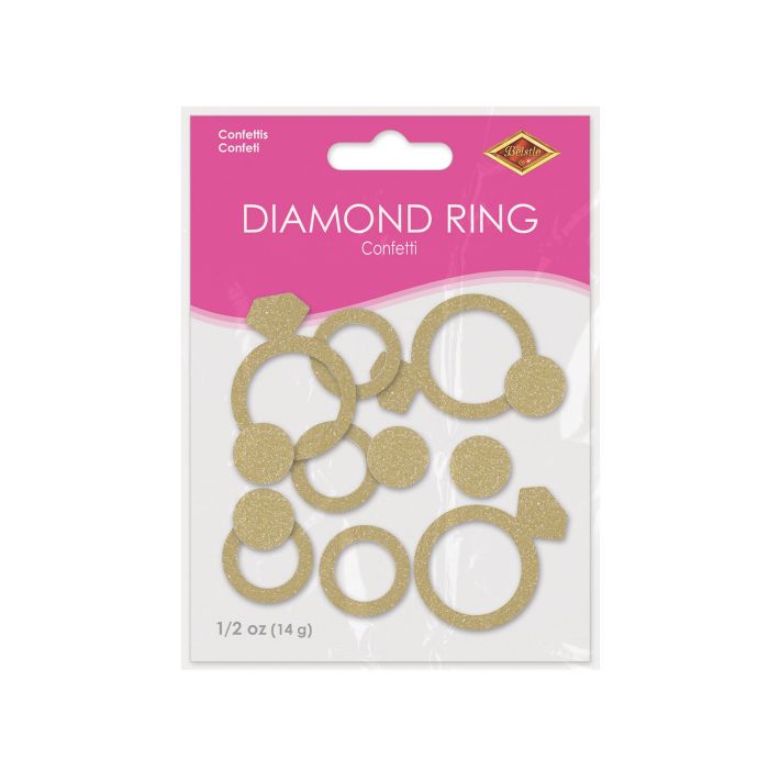 Gold Diamond Ring Sparkle Confetti  | 1 ct