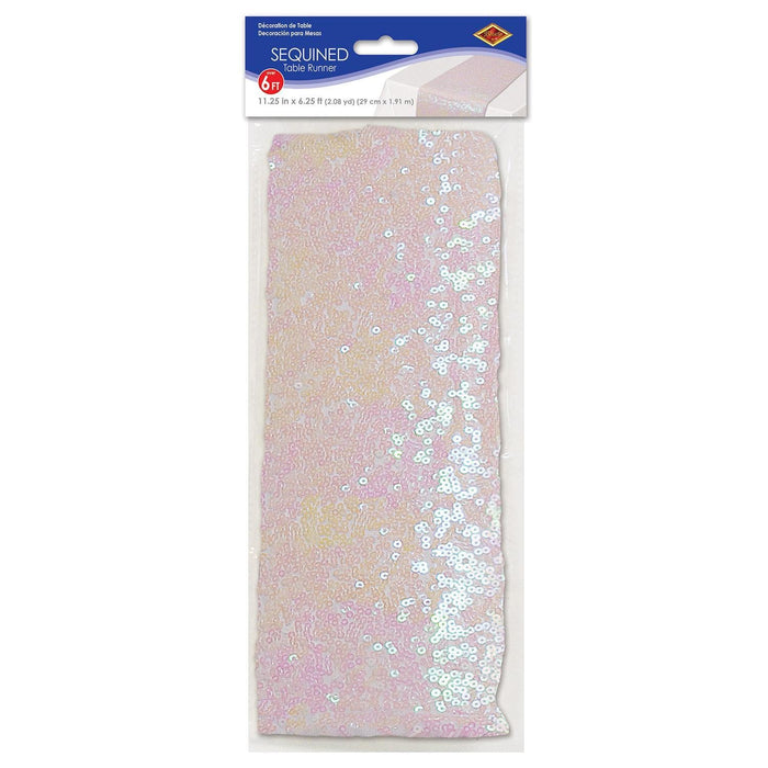 Patriotic Opalescent Sequined Table Runner 6ft | 1 ct