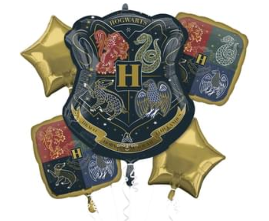 Harry Potter Mylar Balloon Bouquet | 5pcs