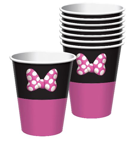 Minnie Mouse Paper Cups 9oz  | 8ct