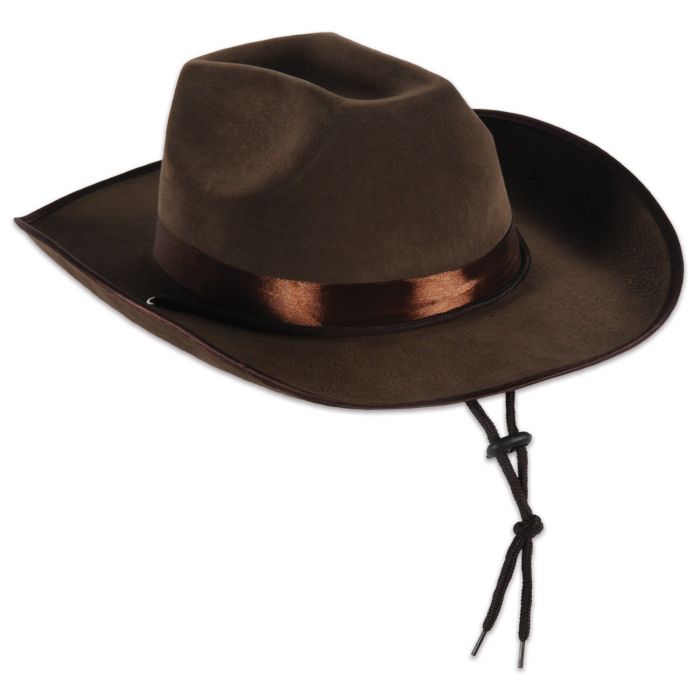Cowboy Hat Brown Adult | 1ct