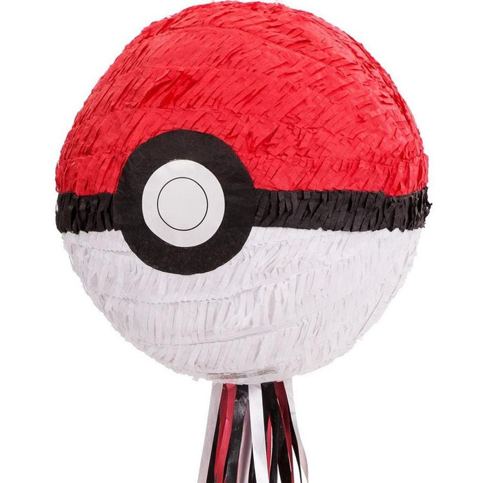 Pokémon Poké Ball Pull String Pinata 10 3/4" | 1ct