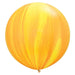 Yellow/Orange Agate Latex Balloons | 36"