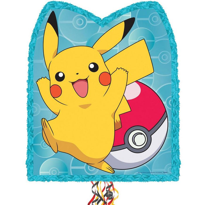 Pokémon Pikachu Pull String Piñata 22" | 1ct