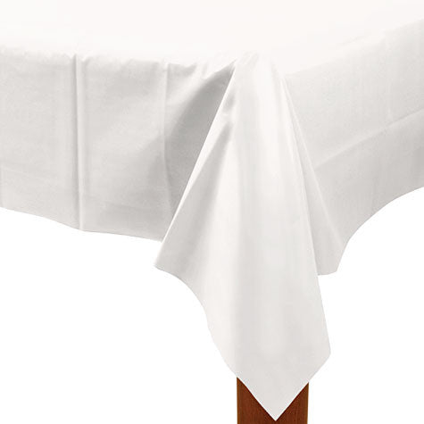 Frosty White Rectangular Table Cover | 1ct, 54" x 108"