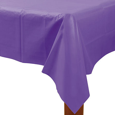 New Purple Rectangular Table Cover | 1ct, 54" x 108"