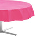 Bright Pink Round Table Cloth | 1ct, 84" Round