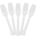 Frosty White Plastic Forks | 20ct