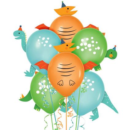 Dino-Mite Balloon Decorating Kit 12" | 6 ct