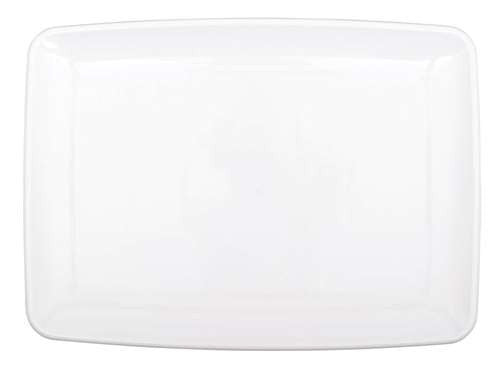 White Plastic Serving Tray, 8'' x 11'' | 1 ct