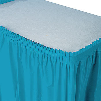 Tableskirt, Turquoise 29" x 14' |1 ct
