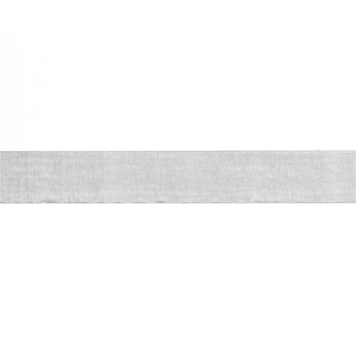 Sheer Silver Ribbon w/satin edge | 1.5" 25 yds