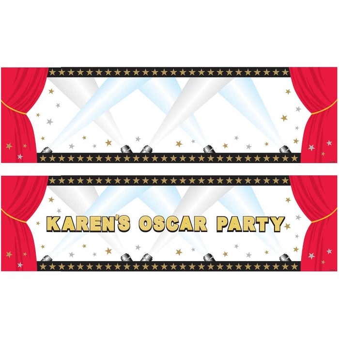 Hollywood Personalized Giant Banner | 5ft