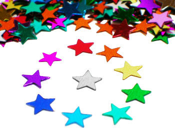 Multicolored Stars Foil Confetti | 0.5 oz.