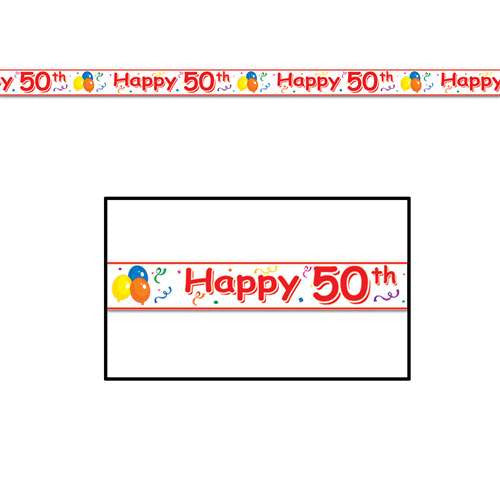 Happy "50th" Party Tape