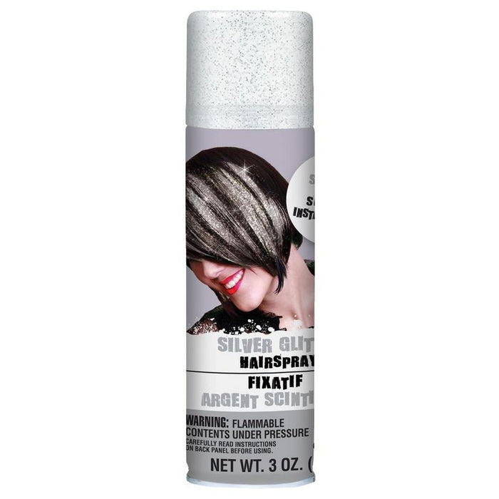 Silver Glitter Hairspray | 3oz.
