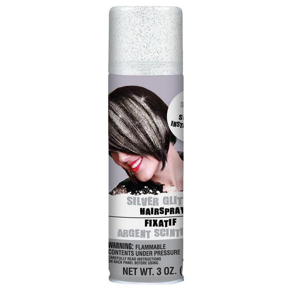Silver Glitter Hairspray | 3oz. Zurchers