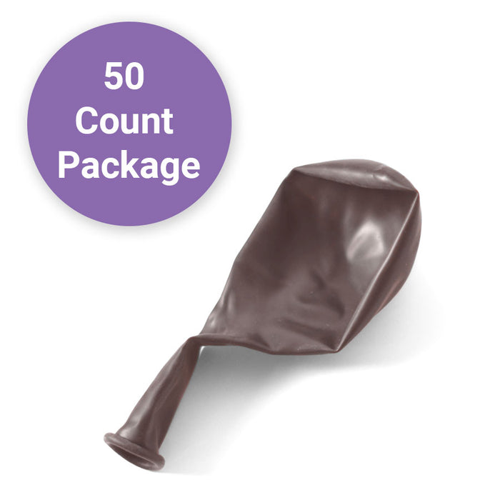 Chocolate Brown, Qualatex 11" Latex Balloon | 50ct.