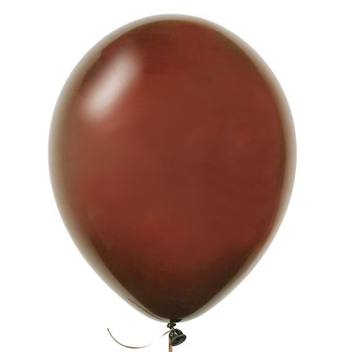 Chocolate Brown, Latex Balloon With Helium and Hi-Float  11'' | 1 ct