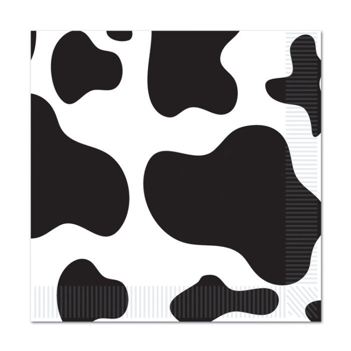 Cow Print Lunch Napkins | 16 ct