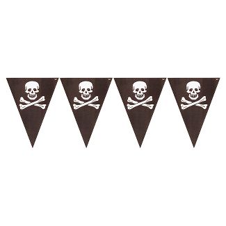 Pirates Skull & Crossbones Flag Banner 12ft  | 1ct