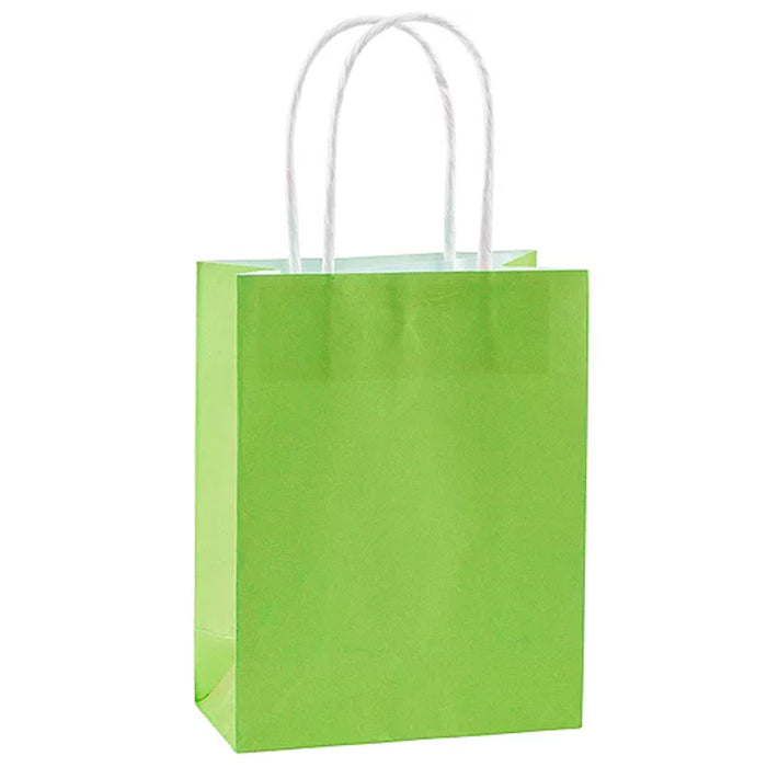 Kiwi Small Paper Gift Bags 8"  | 10 ct
