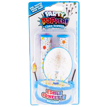 Edible Confetti Candle Party Popper  | 2ct