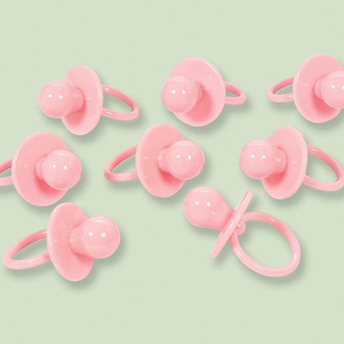 Pretty and Pink large pacifiers | 8ct