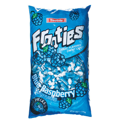 Indulge in the tangy deliciousness of Tootsie Frooties Blue Raspberry! With 2.4 pounds of chewy goodness in each pack, it's perfect for satisfying your sweet tooth