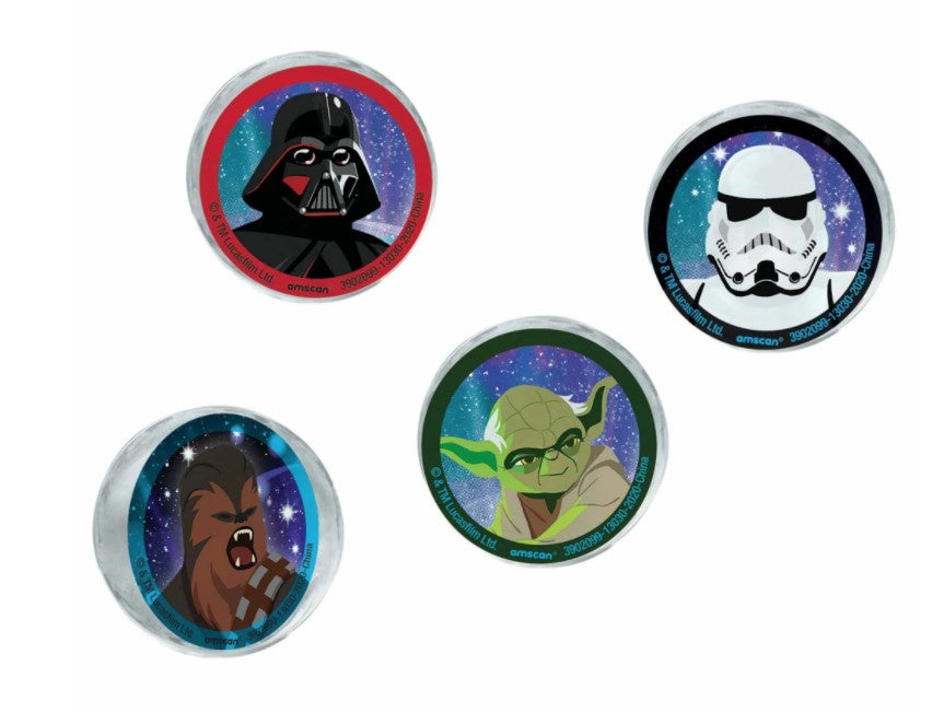 Star Wars Galaxy of Adventures Rubber Bounce Balls | 4ct