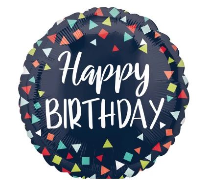 Reason to Celebrate Happy Birthday  Mylar Balloon 18" | 1ct