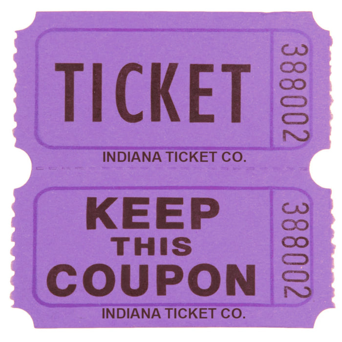 Purple Double Ticket Roll | 2000ct