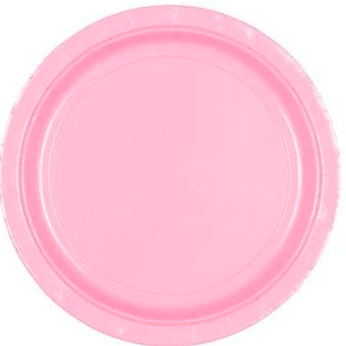 New Pink Dinner Paper Plates 10" | 20ct