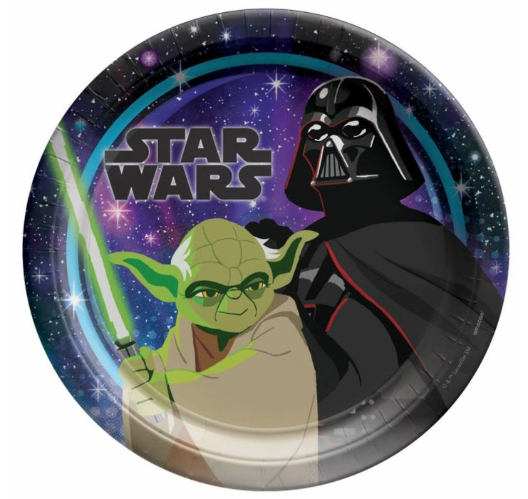 Star Wars Galaxy of Adventures Paper Plates 9" | 8ct