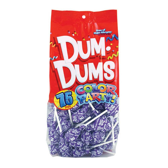Dum Dums Suckers Grape | 75ct