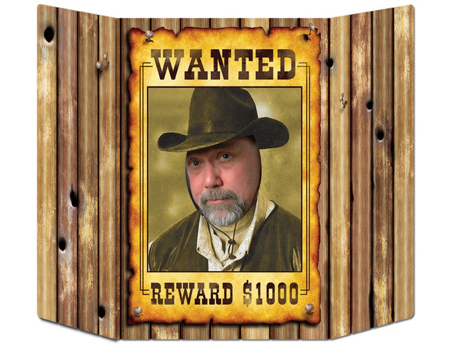 Western Wanted Poster Photo Prop | 1ct