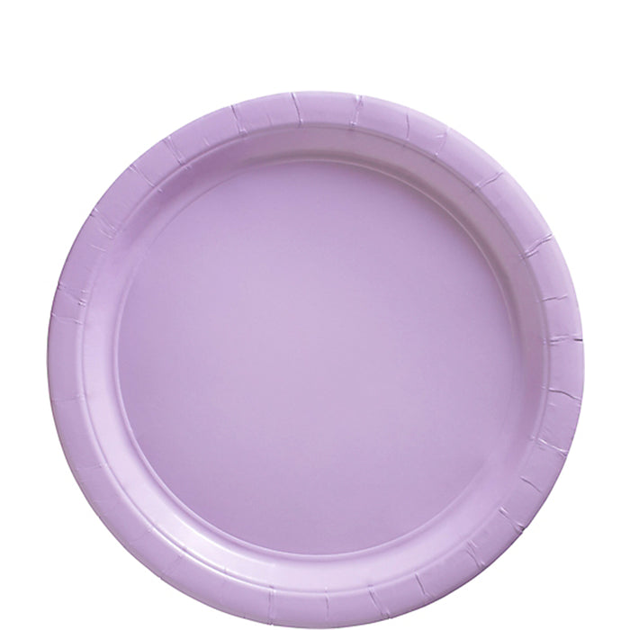 Lavender Paper Lunch Plates 8.5'' | 20ct