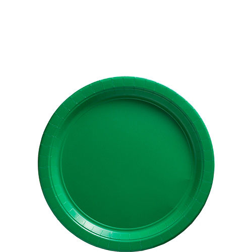 Festive Green Dessert Paper Plates 6.75" | 20ct