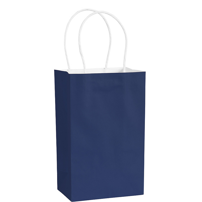Royal Blue Small Paper Gift Bag, 8'' | 1 ct