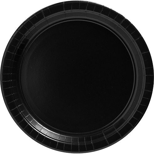 Black Paper Dinner Plates 10" | 20ct