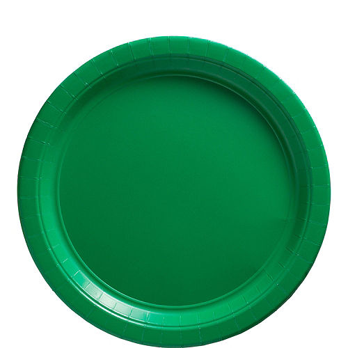 Festive Green Lunch Paper Plates 8.5" | 20ct