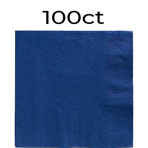 Bright Royal Blue Lunch Napkins | 100ct