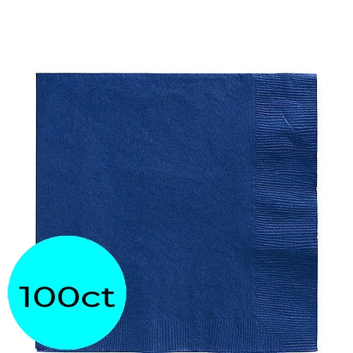 Bright Royal Blue Lunch Napkins | 100ct