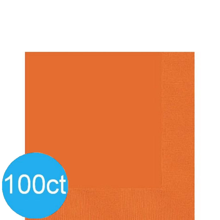 Orange Peel Lunch Napkins | 100ct