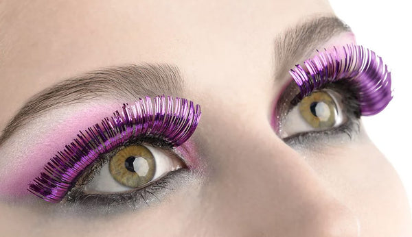 Purple Tinsel Eyelashes