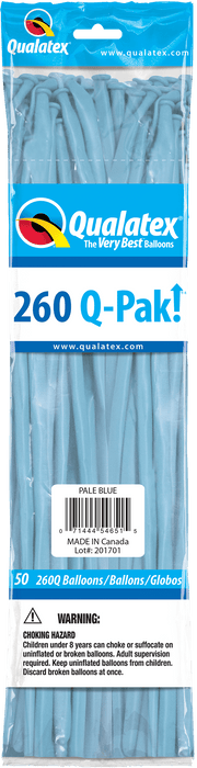 50 ct  PALE BLUE 260 Q-Pak Balloons | 1ct