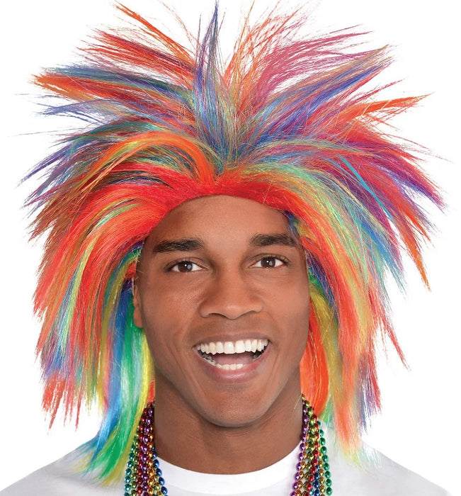 Rainbow Crazy Wig | 1ct