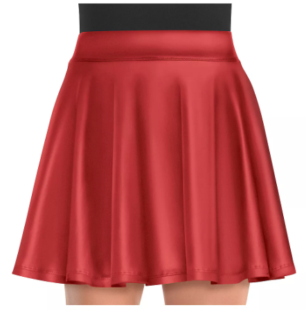 Red Flare Skirt | Adult