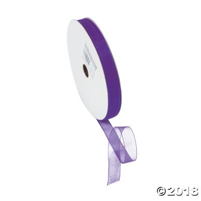 Sheer Purple Ribbon | 5/8"