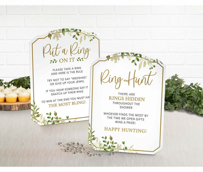 Put A Ring On It and Ring Hunt Bridal Shower Games | 1ct